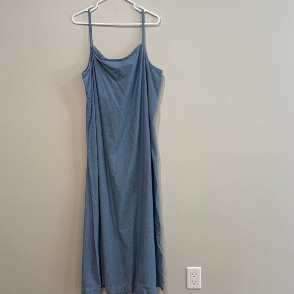 Eddie Bauer Denim Blue Maxi Dress - Picture 2 of 5